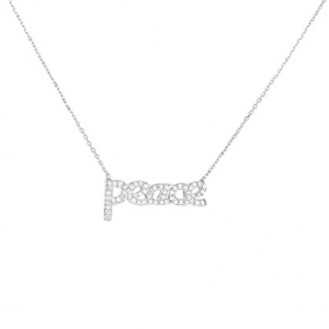 conjunto peace pave cubic blanco